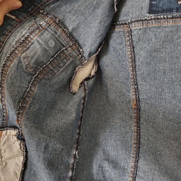 Jean and gray sleeve jacket size Medium - Picture 11 of 15